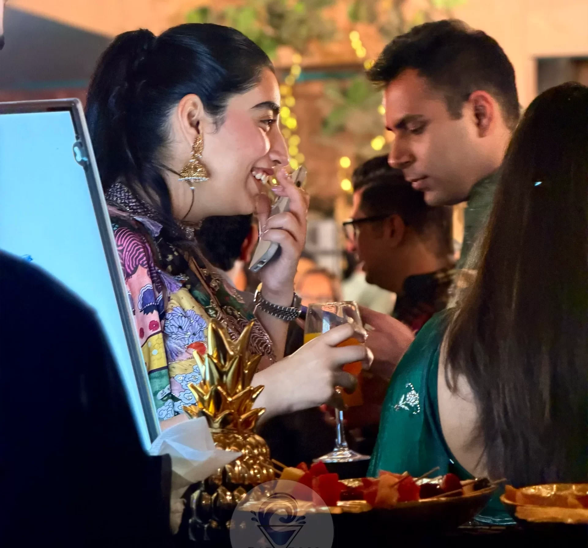 Licensed wedding bar service setup at Goa resort wedding